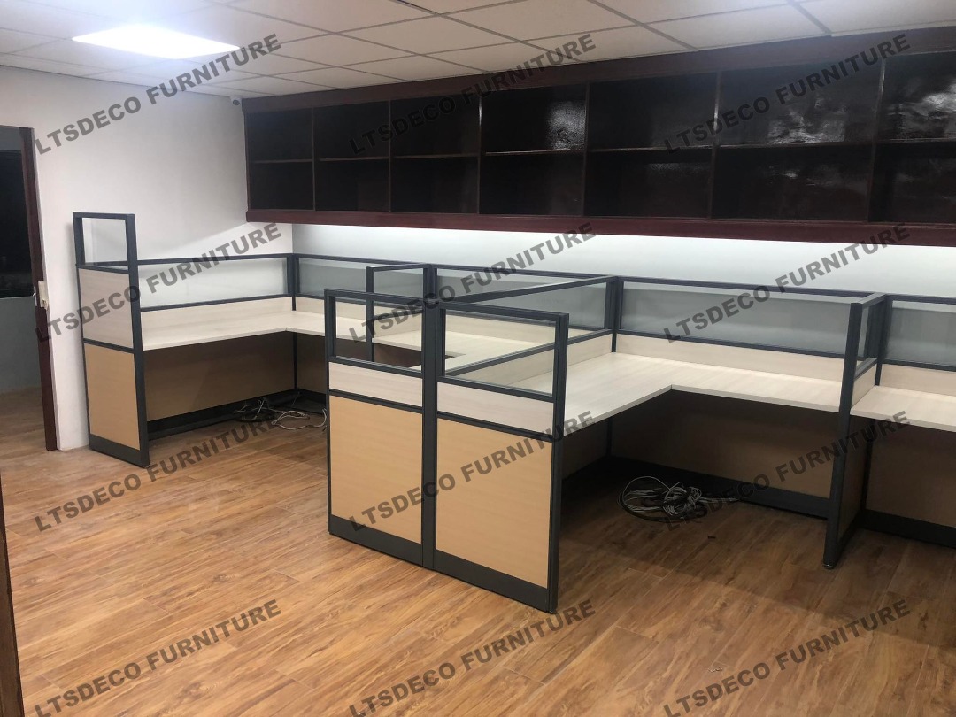 workstation modular | office partitions, Furniture & Home Living ...