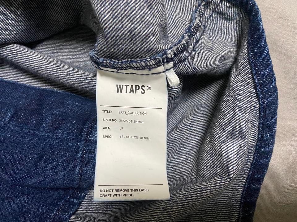 WTAPS 21AW LP LS /cotton.denim, 他的時尚, 上身及套裝, T恤和Polo衫