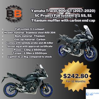 Now NEW suspension for the YAMAHA TRACER 700 2020 - Hyperpro
