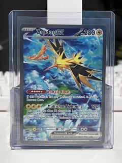 Pokémon TCG: Zapdos ex RR 145/165 sv2a Pokemon 151 - [RANK: S]