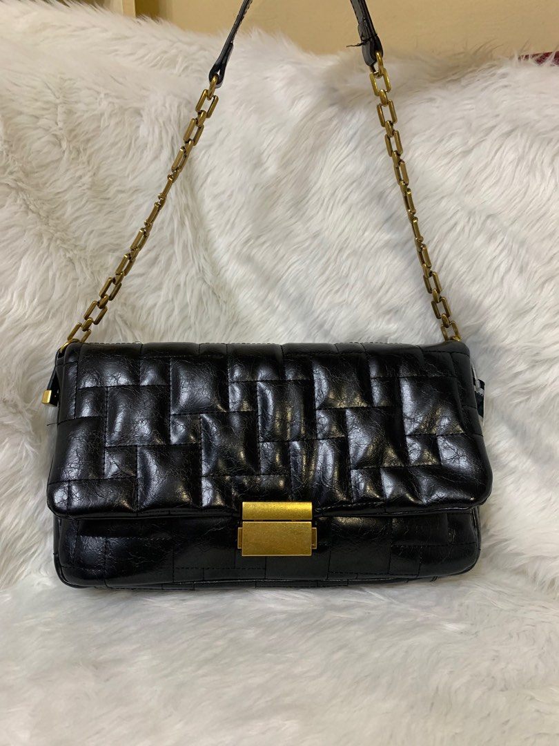 Quilted crossbody bag zara deals