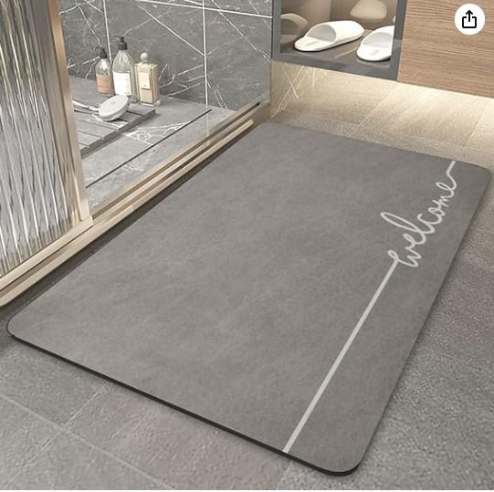 Buy WIDERZONE 60*40 cm Water Absorbent mats for Bathroom,Memory
