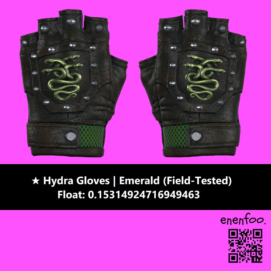 (0.15FV) HYDRA GLOVES EMERALD FIELD TESTED FT ITEMS CSGO SKINS KNIFE