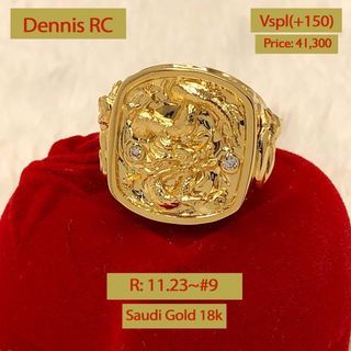 18k gold mens ring