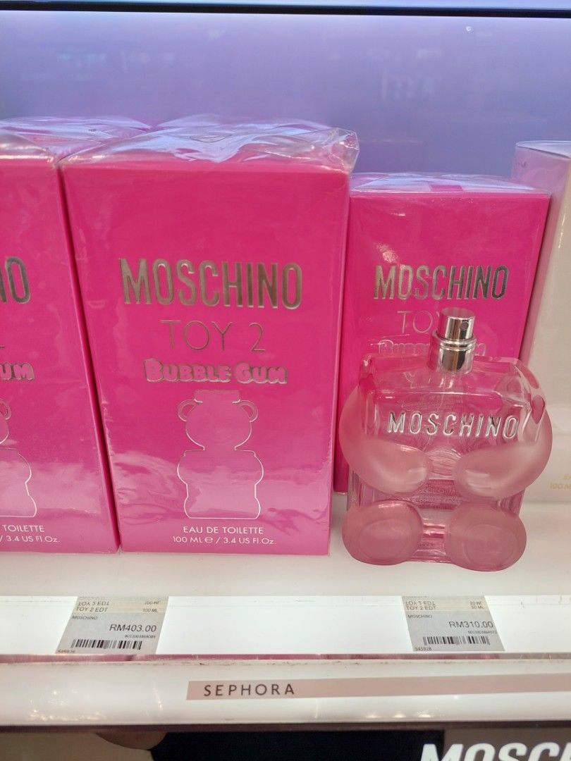 SALE! Original Moschino Toy 2 Bubblegum Eau De Parfum For Women 3 Pc Gift  Set # Toilette