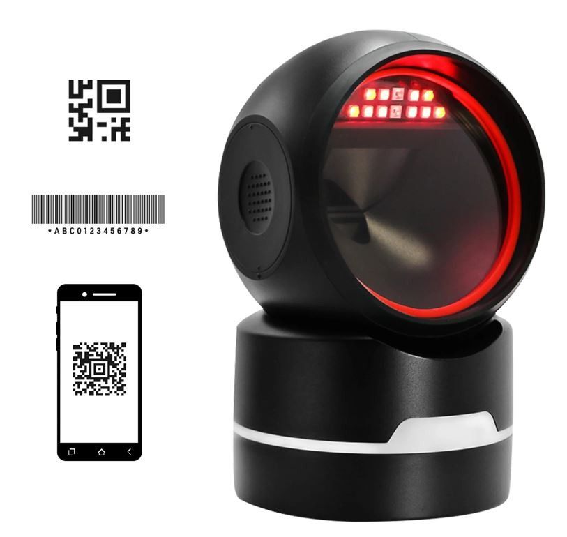 2D QR Barcode Scanner Reader Scan NRIC Work Permit Passion Card ...