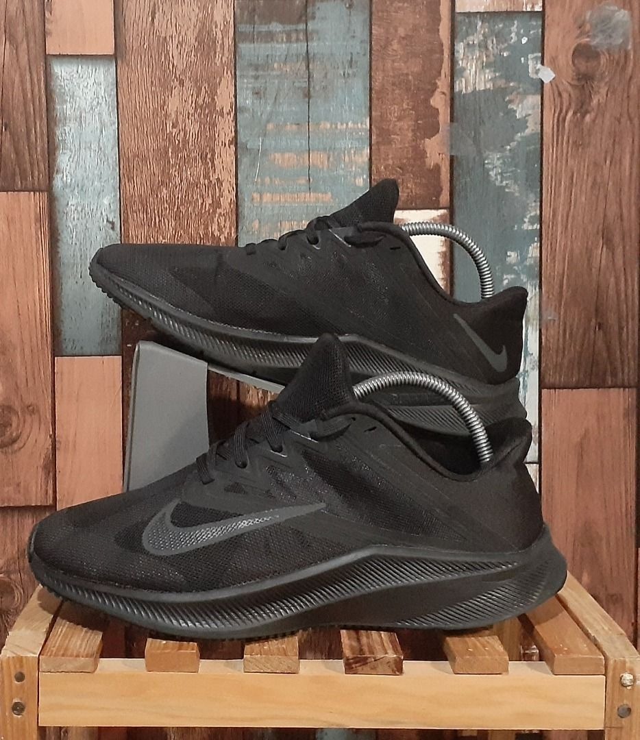 42 NIKE QUEST 3 4E WIDE BLACK SEPATU NIKE A1 497 SECOND