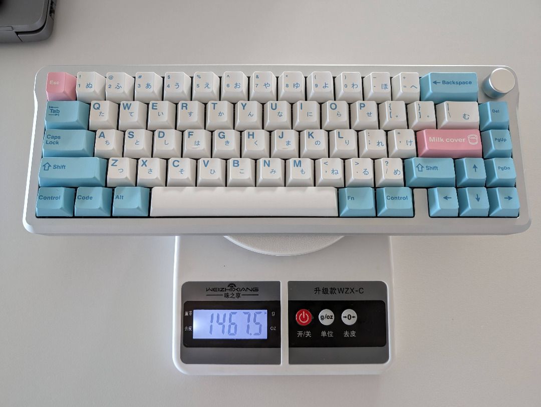 65% Custom Mechanical Keyboard (Buttermilk-Silent1512) - Fully Modded ...