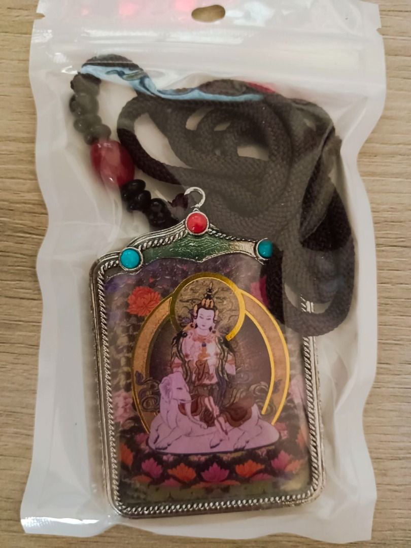 藏传唐卡男女项链十二生肖龙蛇守护神普贤菩萨, Hobbies & Toys 藏传唐卡男女项链十二生肖龙蛇守护神普贤菩萨, Hobbies & Toys
