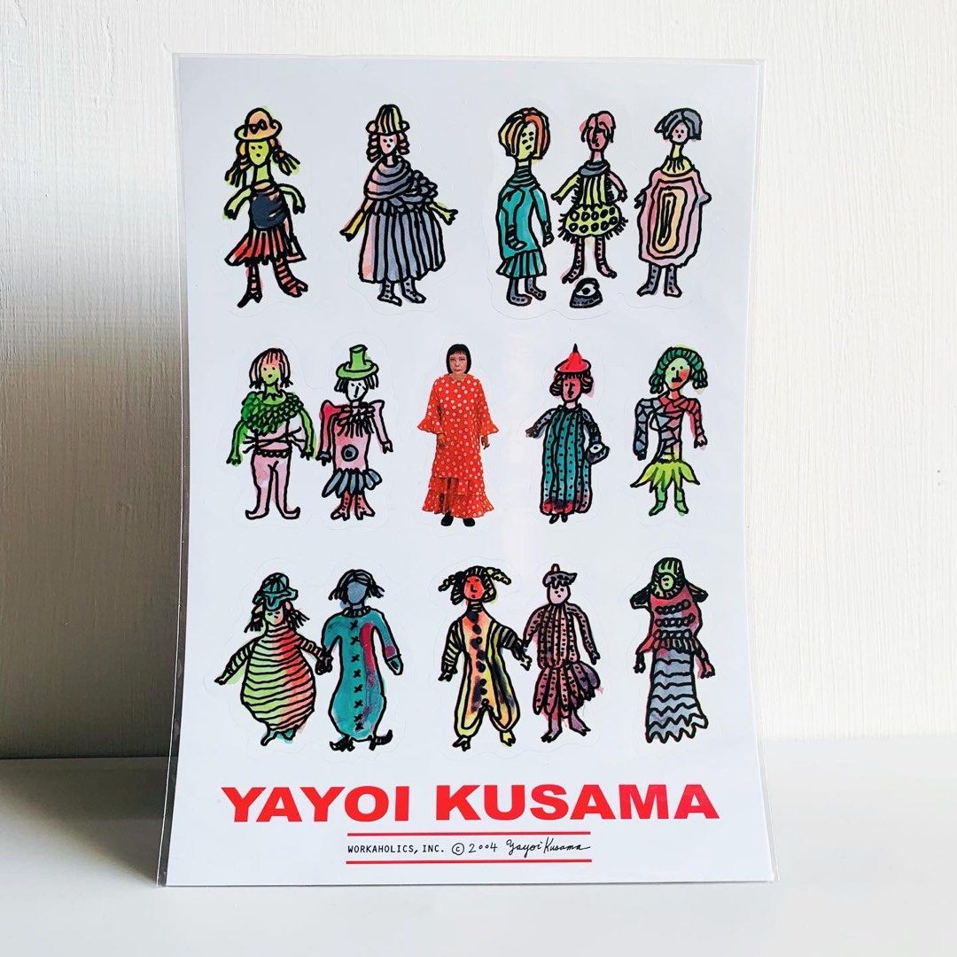 草間彌生 Art Book/Hi，Konnichiwa/YAYOI-CHANフィギュア（未開封）付