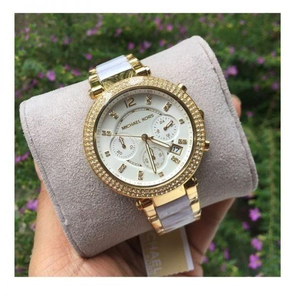 CHRISTMAS SALE Michael Kors MK6119 Parker Multi function White Dial 39mm Women s Watch
