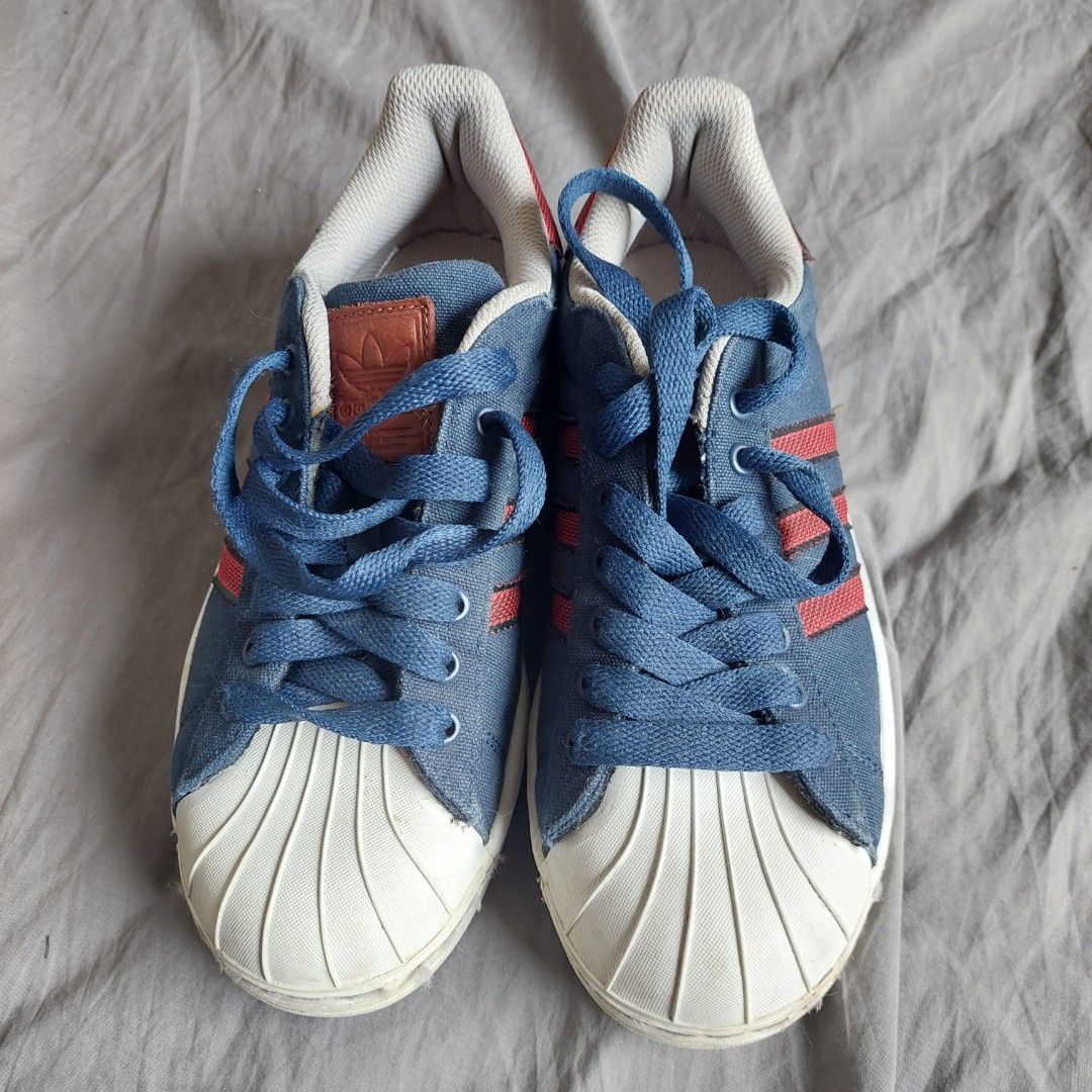 Adidas superstar navy blue womens discount