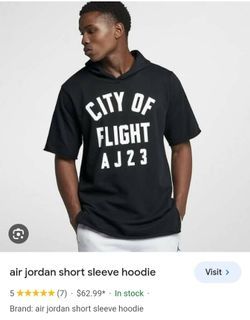 Air jordan city of flight short sleeve hoodie