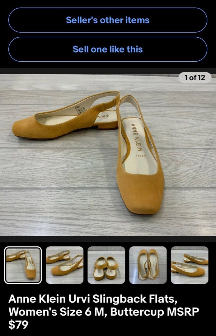 Anne klein urvi flat clearance
