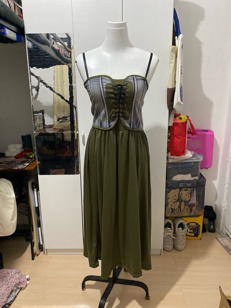 Army green clearance color dress