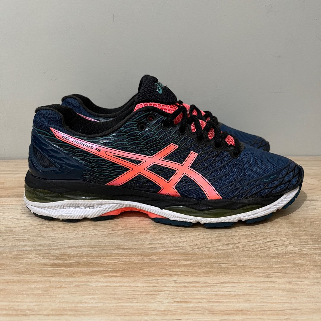 Asics Gel Nimbus 18 Size 40 25 cm Fesyen Wanita Sepatu di