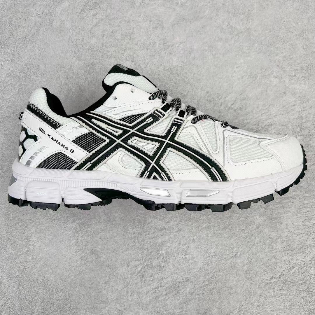 Asics Gel Kahana8 white black Men s Fashion Footwear Sneakers