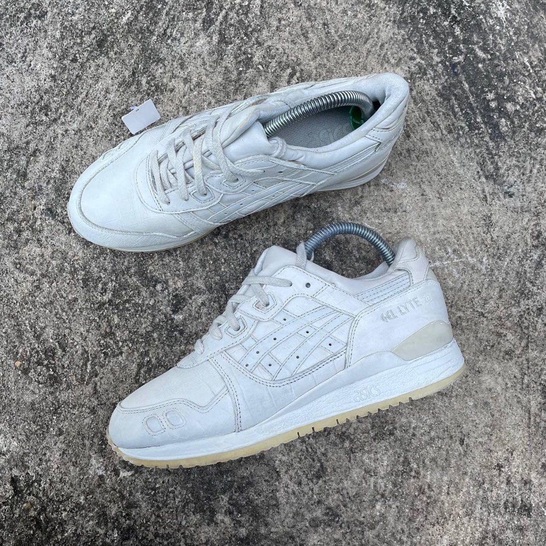 Asics gel lyte 3 leather white sales