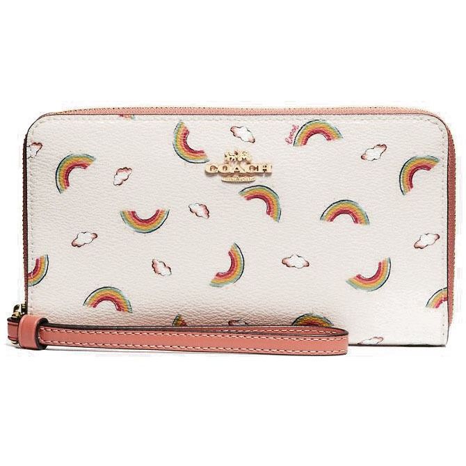 Coach large phone wallet wristlet clearance