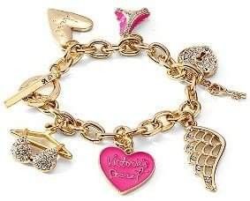 Authentic Victoria's Secret Gold/Silver Bracelet with Charm