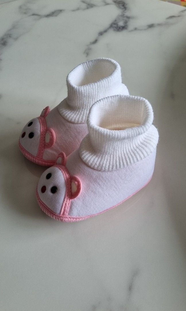 Baby shoes with socks attached cheap