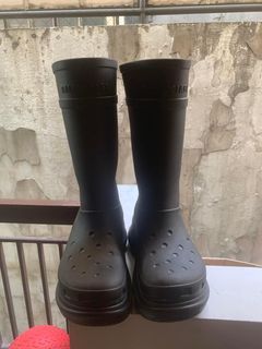 Balenciaga croc boots