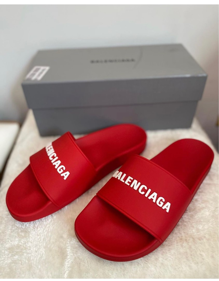 Balenciaga slides for men, Luxury, Sneakers & Footwear on Carousell