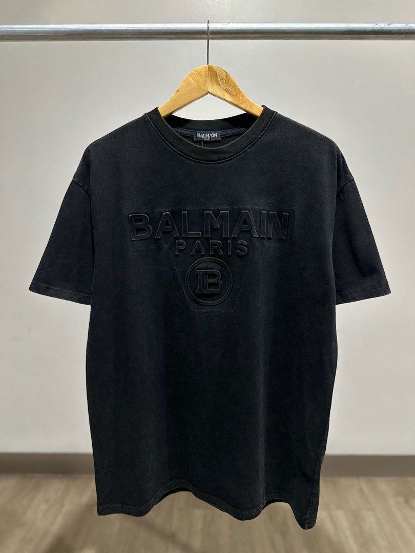 Balmain Acid Washed T-Shirt (Category: Tshirts & Polo Shirts ) located in Antipolo. Submitted by dane.a (Listing ID 1271501897, Image 1). Description: Sizes available: Medium (20.5x28) Large (21.5x29) XL (22.5x30) XXL (23.5x31) Available on hand, same day delivery. Fixed price. No haggling! MOP: Gcash/BDO/SecurityBank.