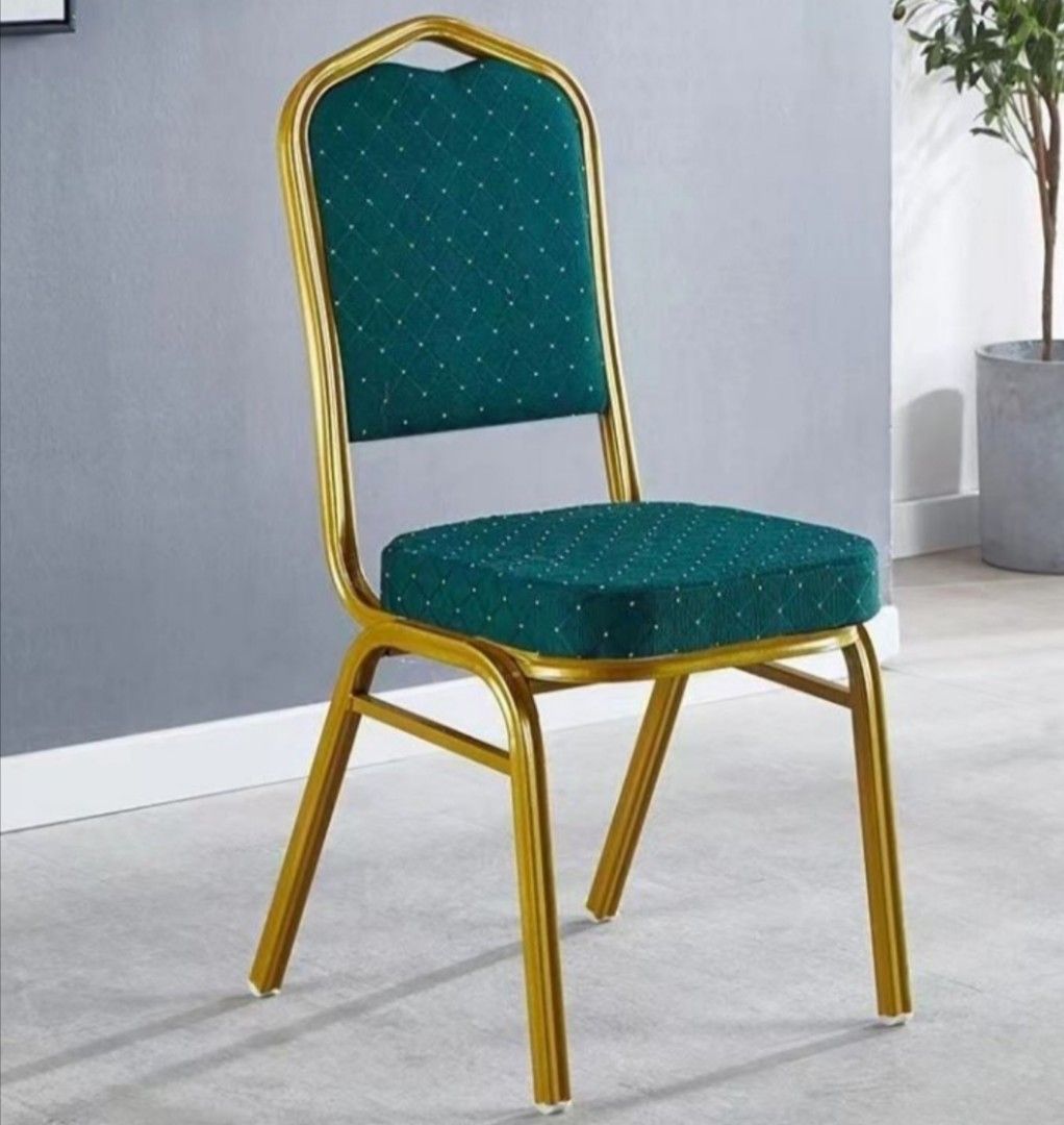Banquet Chair (Category: Chairs) located in Guiguinto. Submitted by misay16 (Listing ID 1271486010, Image 2). Description: Banquet Chair Aluminun Hotel General Chair Restuarant Chair Livng and Dining Chair Bedroom Brand:Other/other Model:FB-0068 Material: Metal Metal Material: Iron Alloy Style:Simple Modern Color Classification:Black,Blue,Red,Green,Biege Decorative Surface Material:Cloth Cloth Finishes Process :Solid Color Design Backrest Height: