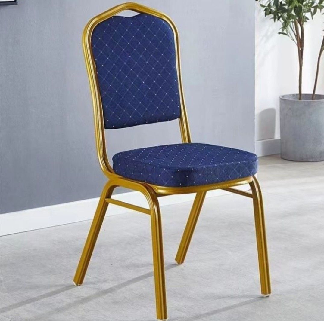 Banquet Chair (Category: Chairs) located in Guiguinto. Submitted by misay16 (Listing ID 1271486010, Image 3). Description: Banquet Chair Aluminun Hotel General Chair Restuarant Chair Livng and Dining Chair Bedroom Brand:Other/other Model:FB-0068 Material: Metal Metal Material: Iron Alloy Style:Simple Modern Color Classification:Black,Blue,Red,Green,Biege Decorative Surface Material:Cloth Cloth Finishes Process :Solid Color Design Backrest Height: