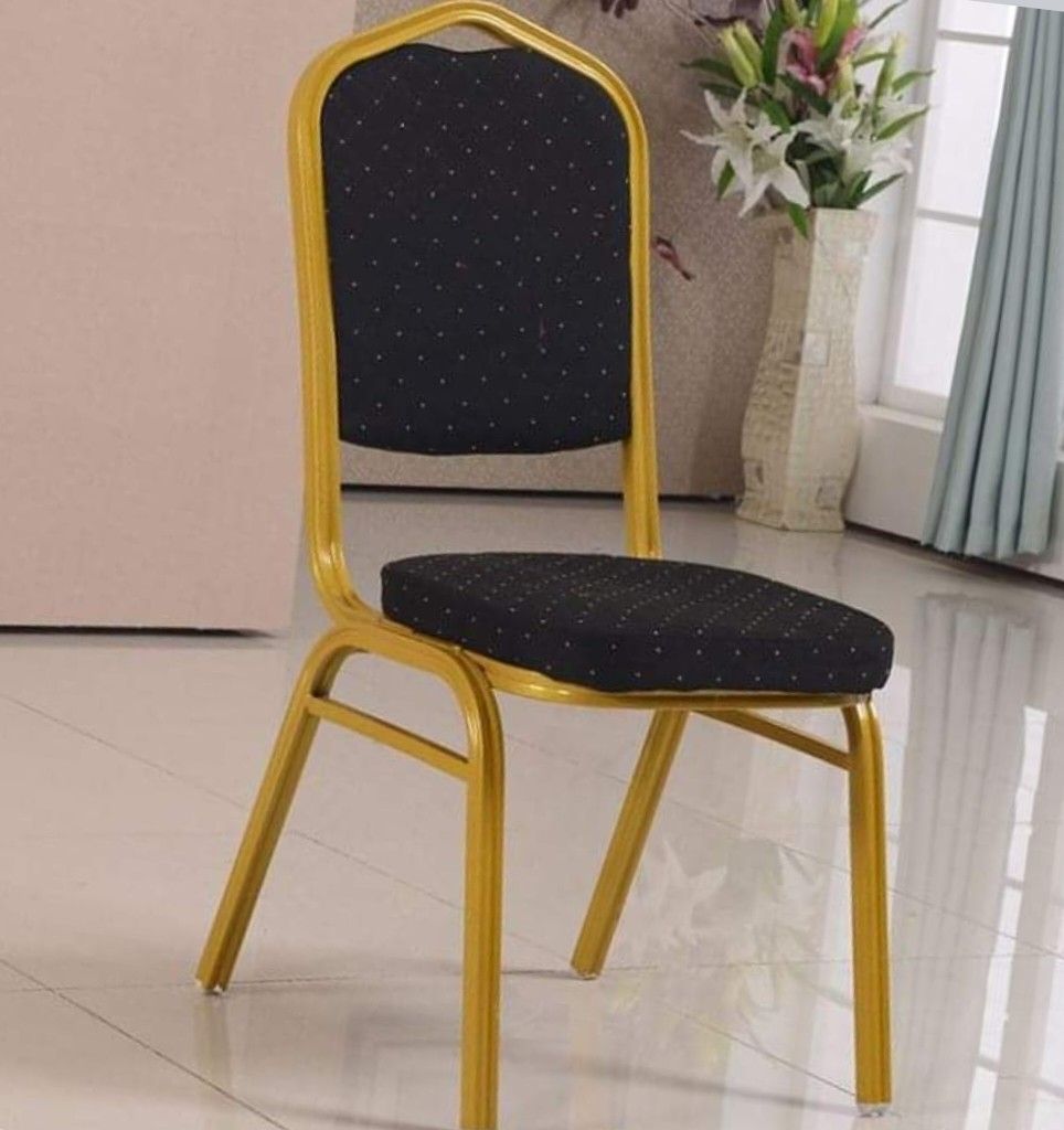Banquet Chair (Category: Chairs) located in Guiguinto. Submitted by misay16 (Listing ID 1271486010, Image 1). Description: Banquet Chair Aluminun Hotel General Chair Restuarant Chair Livng and Dining Chair Bedroom Brand:Other/other Model:FB-0068 Material: Metal Metal Material: Iron Alloy Style:Simple Modern Color Classification:Black,Blue,Red,Green,Biege Decorative Surface Material:Cloth Cloth Finishes Process :Solid Color Design Backrest Height: