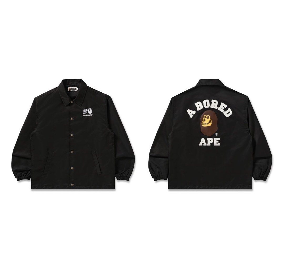 Bape x BAYC Coach Jacket Men s Fashion Coats Jackets and