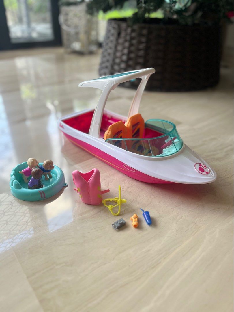 Barbie Dolphin Magic Ocean View Boat Playset Hobbies Toys Toys