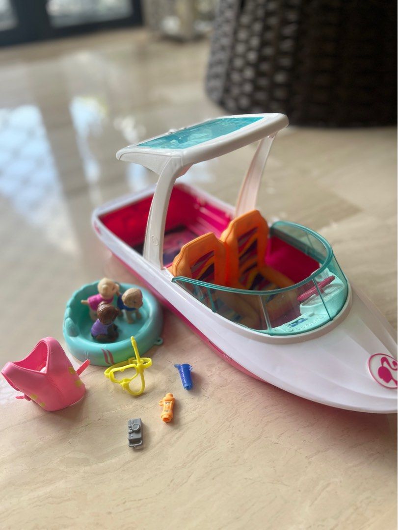 Barbie dolphin magic ocean shop view boat playset