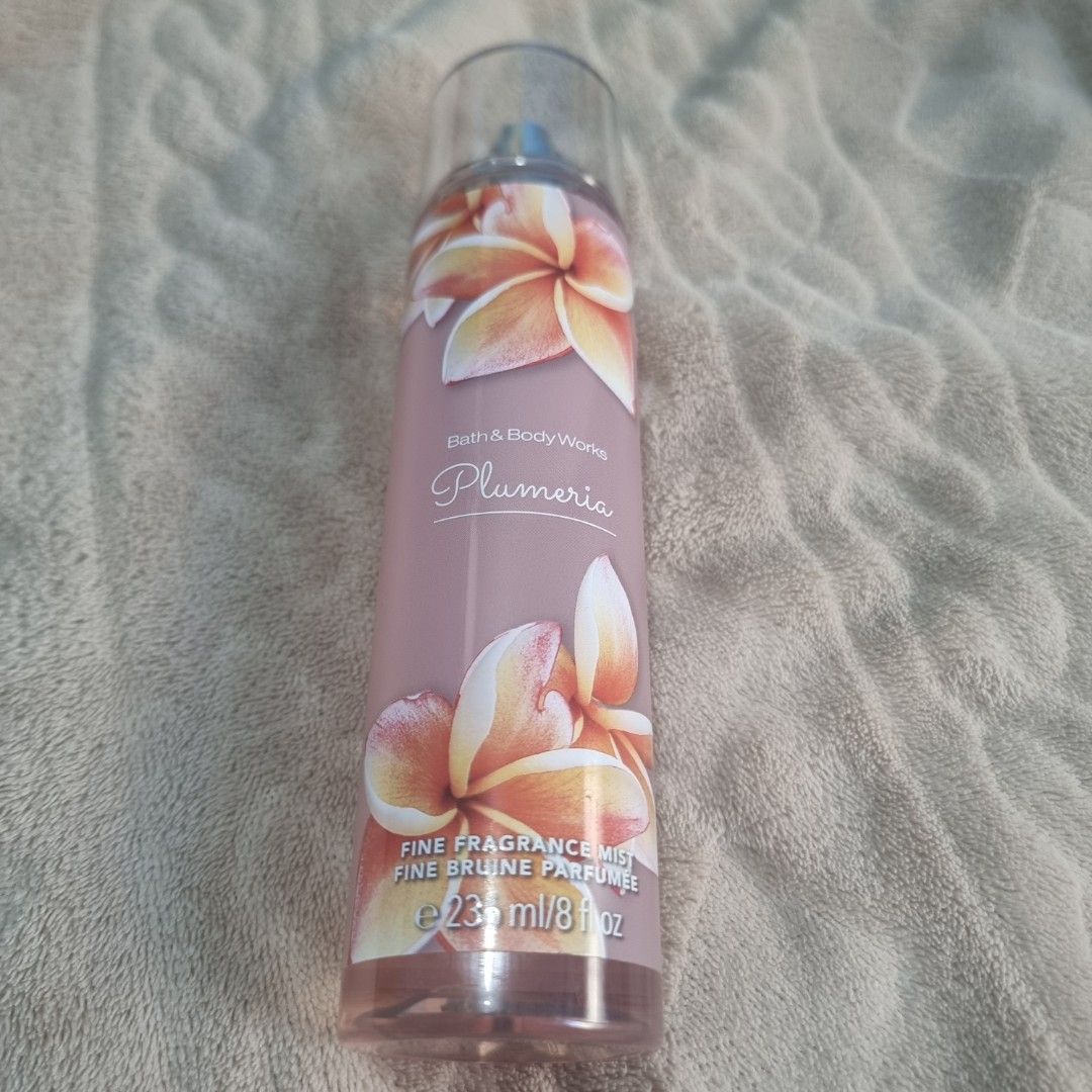 Bath and Body Works PLUMERIA Fine Fragrance Mist 8 Fluid Ounce, Beauty