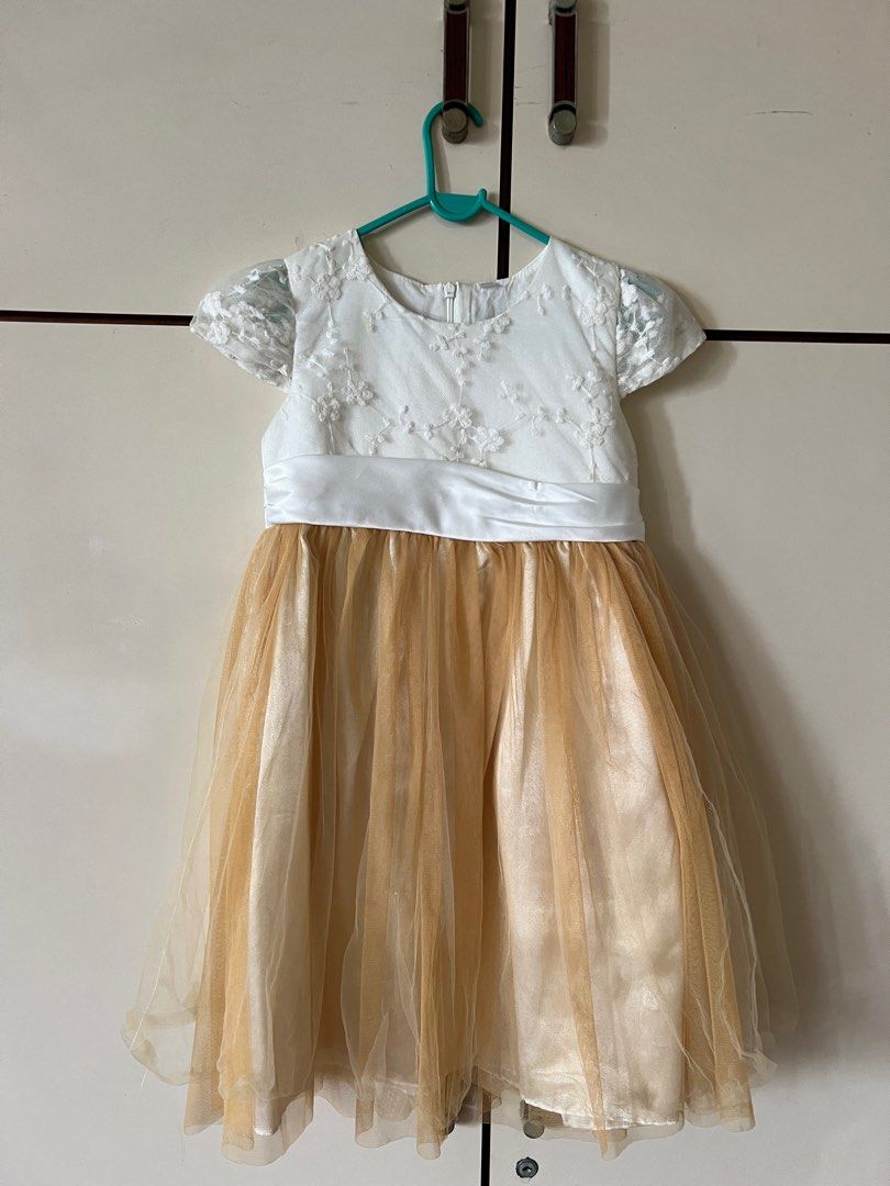White Children`s Dress 2280B-01 | Sefamerve