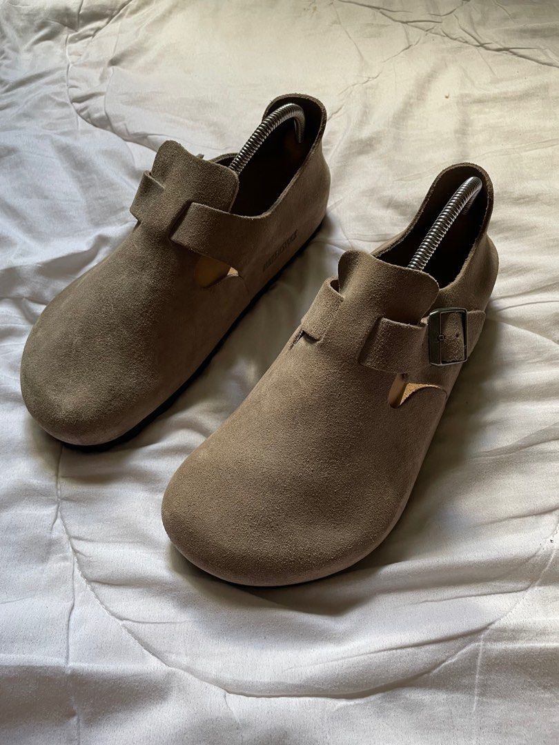 BIRKENSTOCK LONDON TAUPE SUEDE LEATHER Men s Fashion Footwear