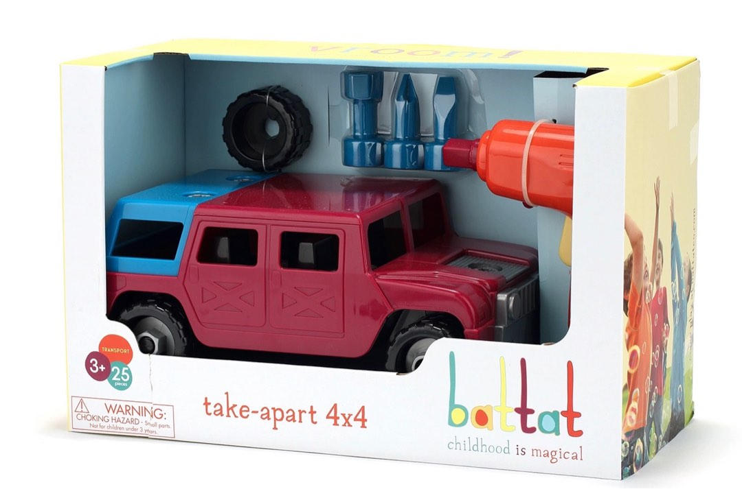 Battat take apart jeep sales