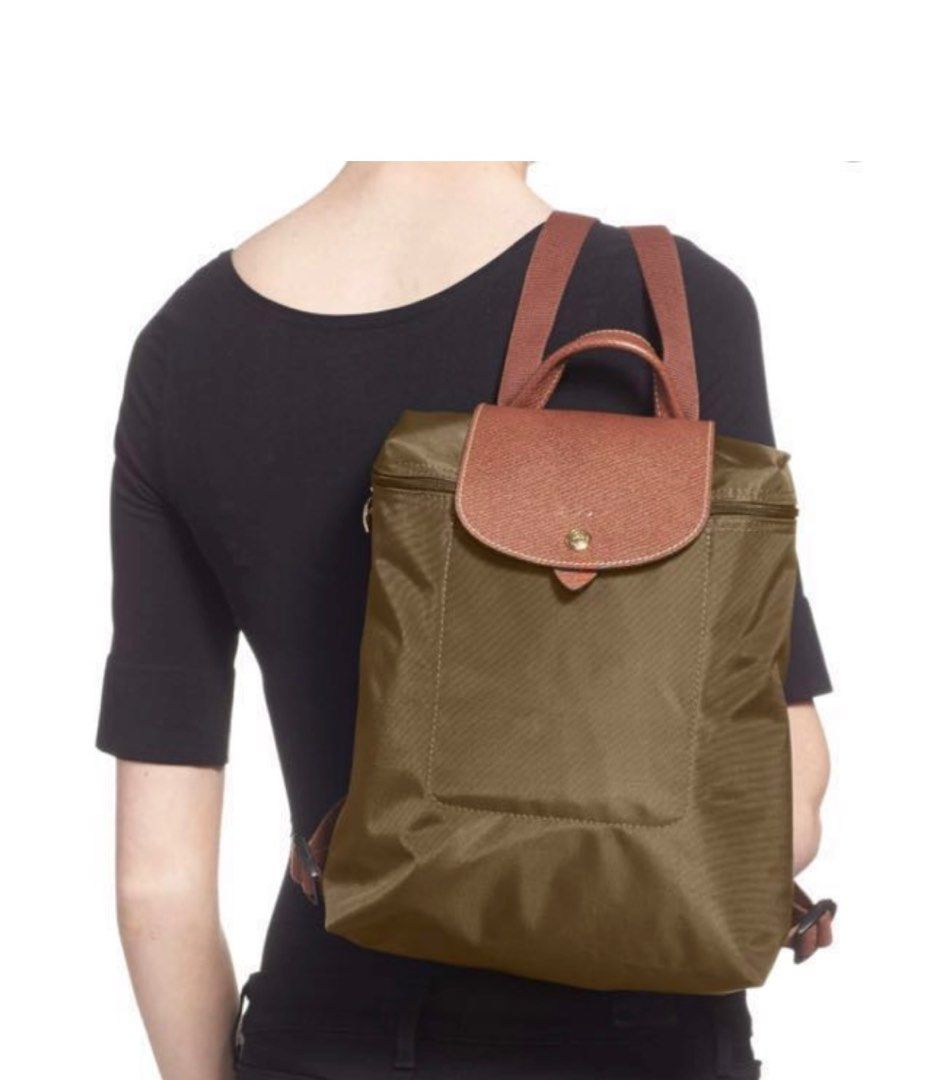 Longchamp new arrivals rucksack khaki