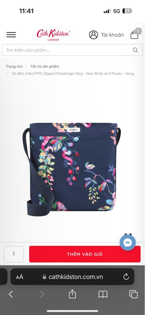 Cath Kidston Messenger Bag