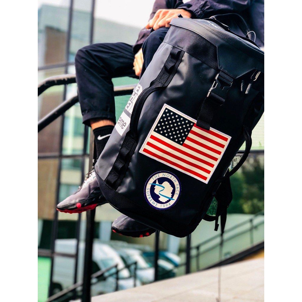 Supreme the north face duffle bag shop