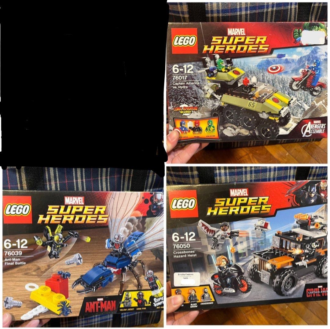 Brand New Lego Marvel Sets 76017 76039 76050 Hobbies Toys Toys Games on Carousell