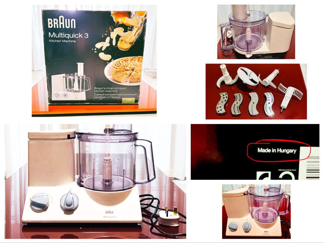 Braun Food Processor, TV & Home Appliances, Kitchen Appliances, Juicers