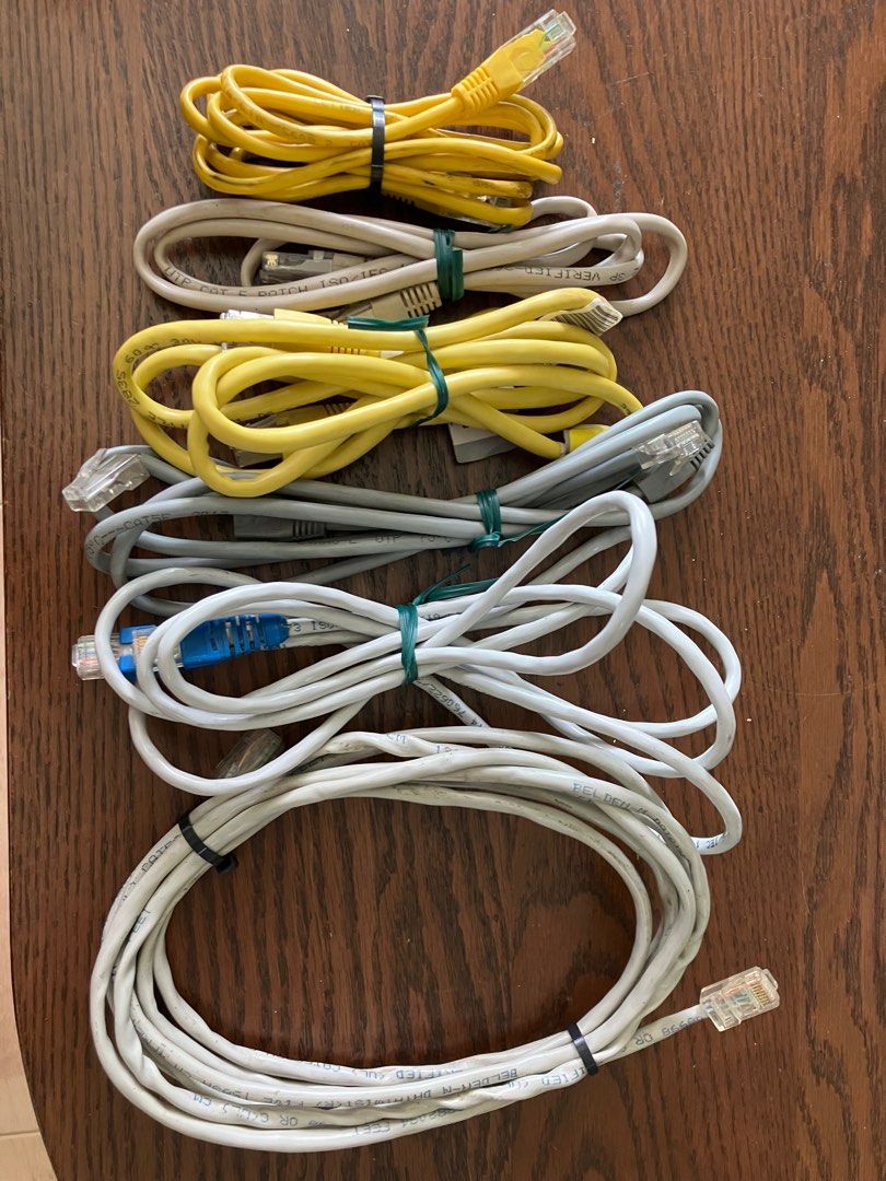 Bulk of RJ45 Network Cables, Computers & Tech, Parts & Accessories ...