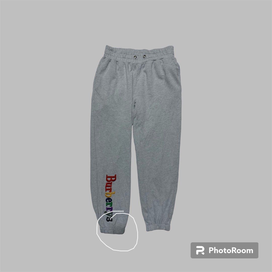Rainbow deals burberry sweatpants