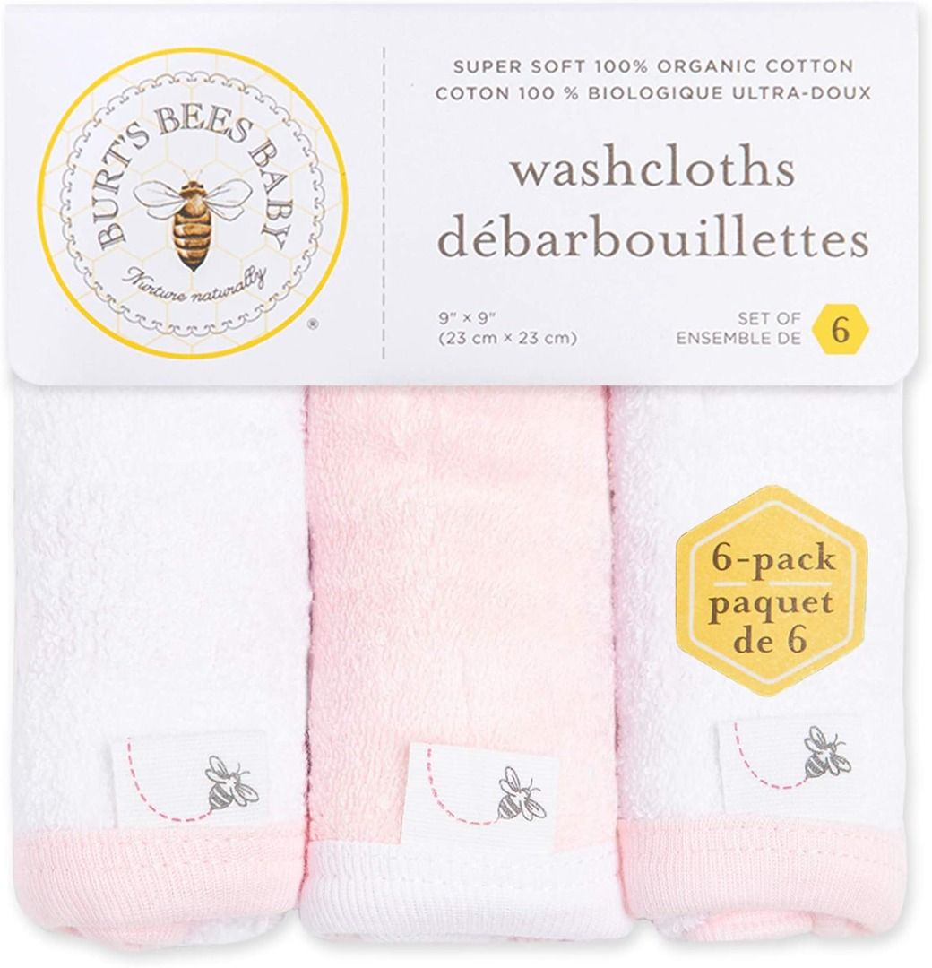 Burt's bees washcloths top