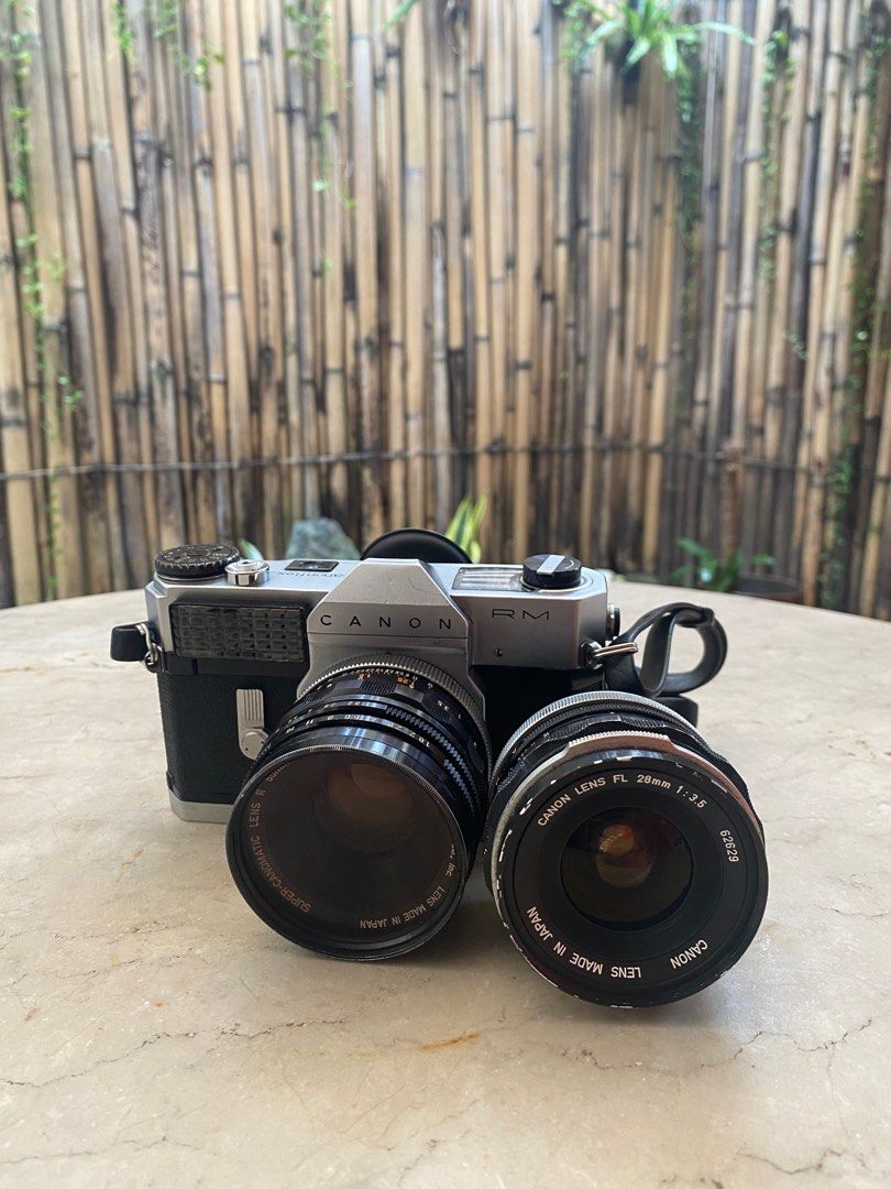 Canonflex RM with 50mm and 28mm lens Film Camera (Canon F1 Alternative