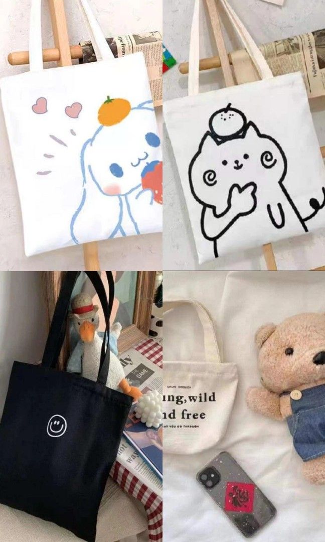canvas tote bag unisex men gentlewoman in good quality alike