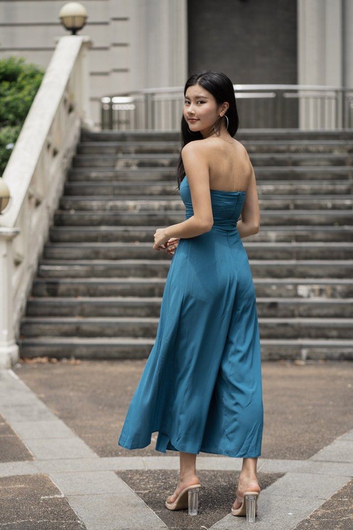 High hotsell slit jumpsuit