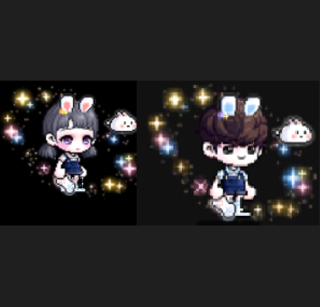 Cash Shop Moon Bunny Space Travel set maplesea maplestory aquila cs S ...
